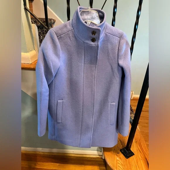 NWT J Crew Women's Wool Coat size 0 - Picture 1 of 5